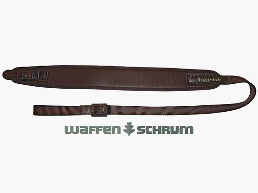 Niggeloh Gewehrriemen Universal Leder - Braun mit Schnellverschluss