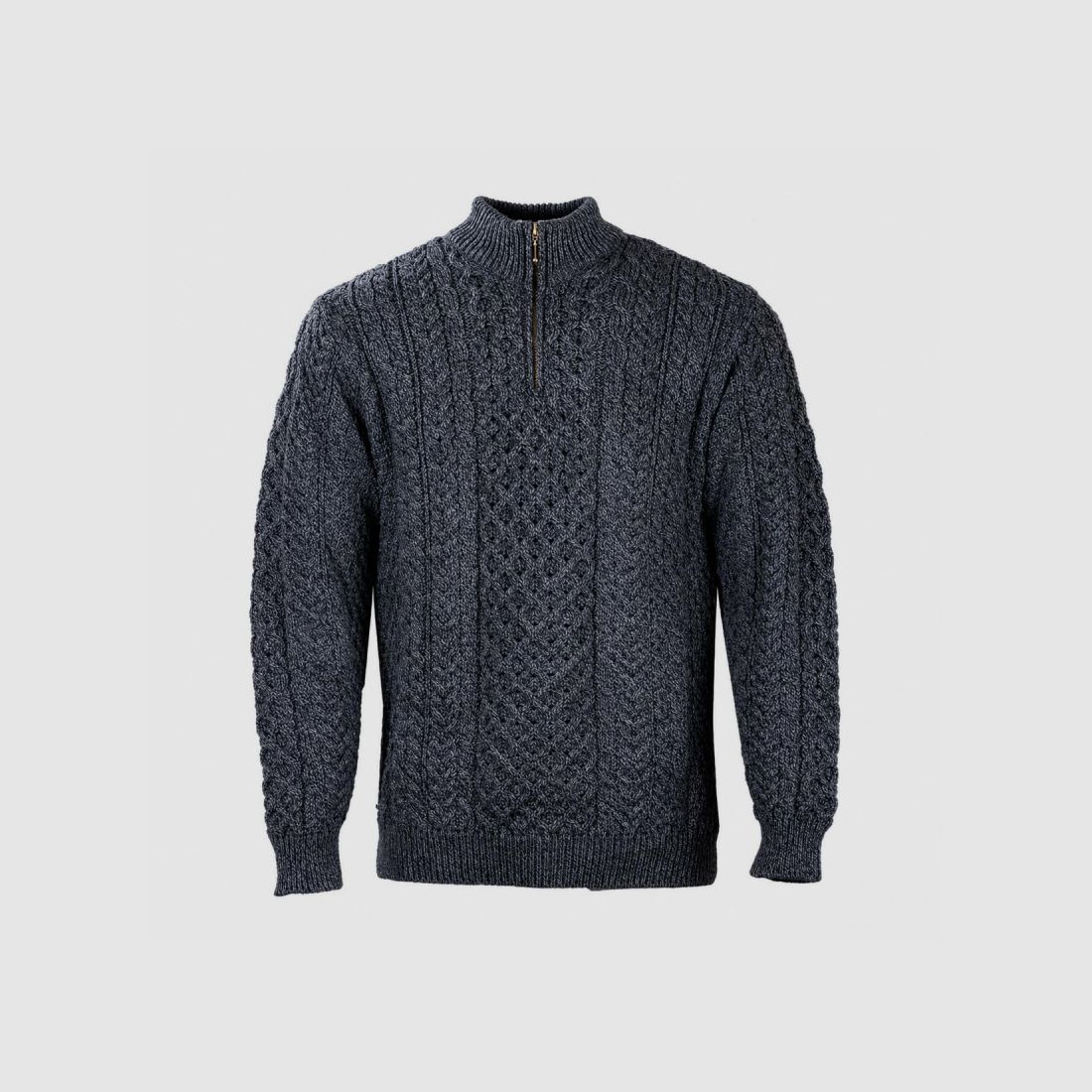 Merinopullover Woodham grau anthrazit - Walker & Hawkes, Bild 1 von 3
