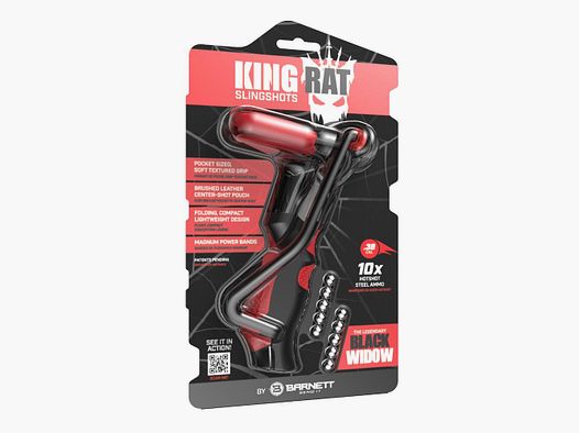 Proca Barnett King Rat Black Widow - Moc i Precyzja - Solidna Rama - Do Precyzyjnego Strzelania na Zewnątrz