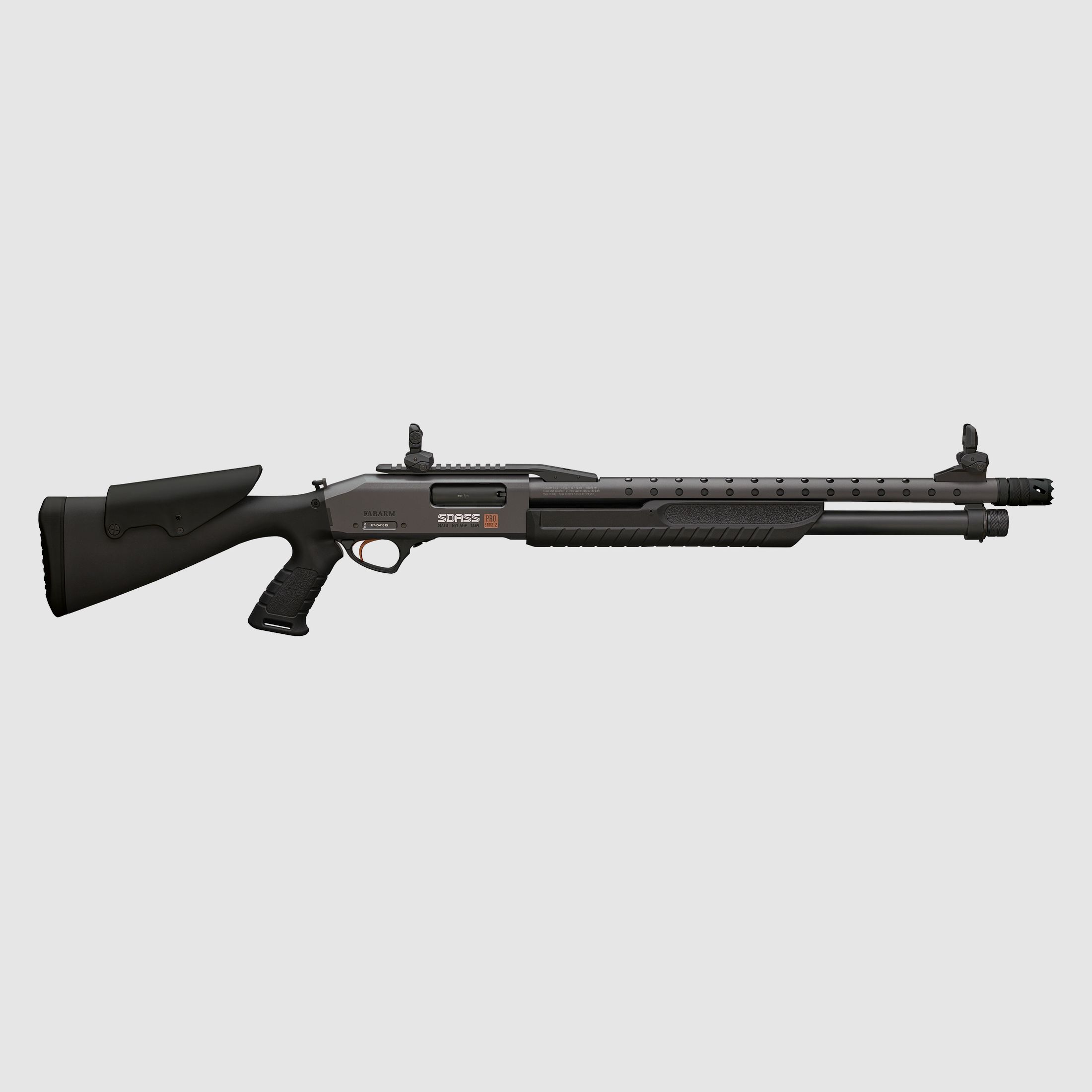 Fabarm SDASS Pro Forces Stage 2, Kaliber 12/76 || Vorderschaftrepetierflinte