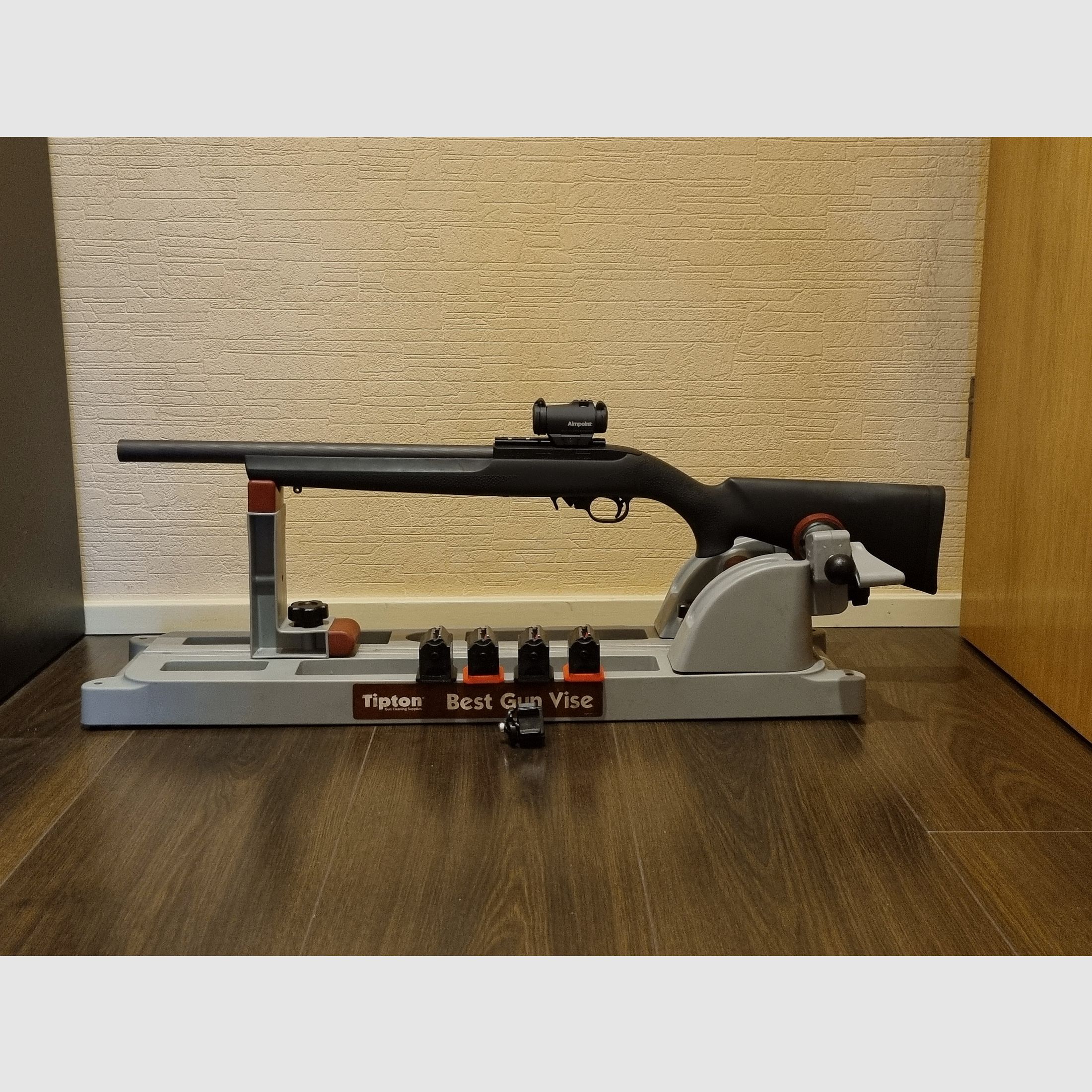 Merkle Tuning - Carabina semiautomatica Ruger 10/22 Tactical con grilletto sportivo, inclusi 5 pezzi di caricatori BX da 10 colpi