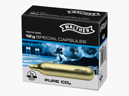 Capsules CO² 12g de Walther 10 pcs.