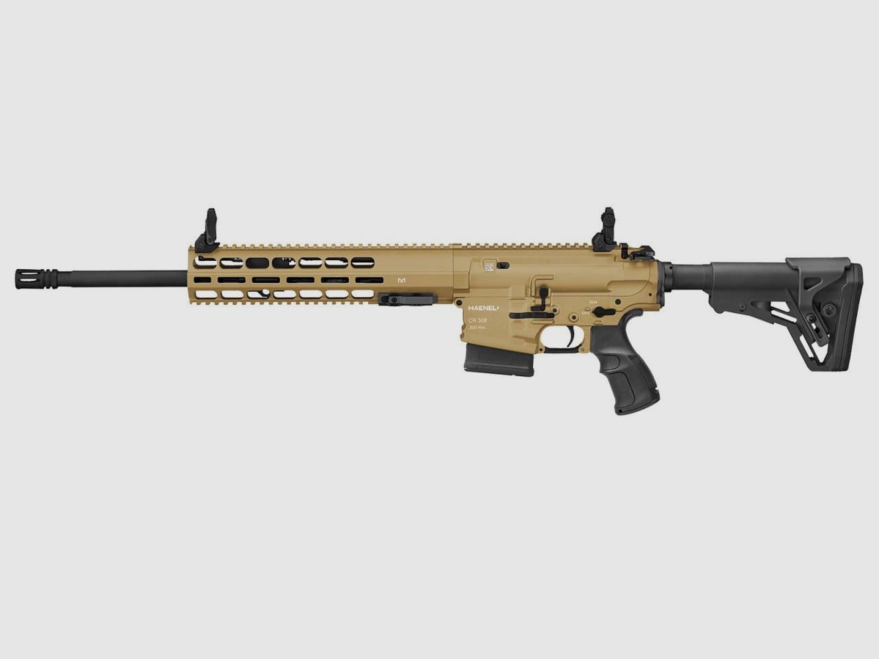 Haenel CR 308 20 Zoll Langer Handschutz sandfarben Selbstladebüchse Kal. .308...