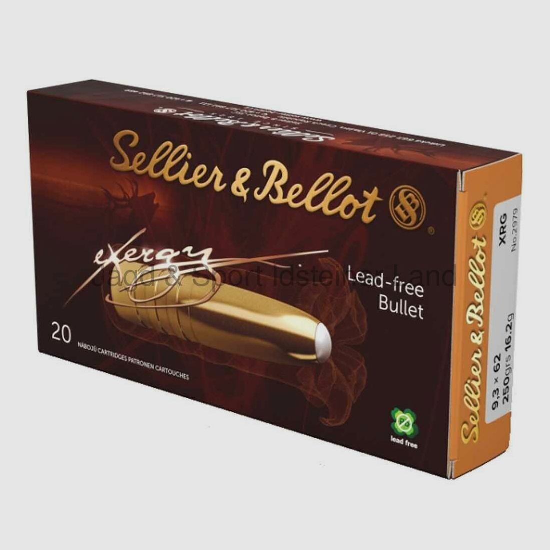Sellier & Bellot XRG, lead-free, 250grs