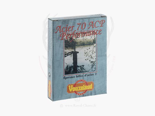 10 Cartucce ACCIAIO 70 ACP HP Cal.20/70 21G BJ Vouzelaud
