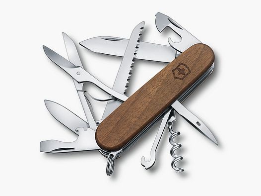 Victorinox Huntsman Wood Noce 91mm Coltello Pieghevole