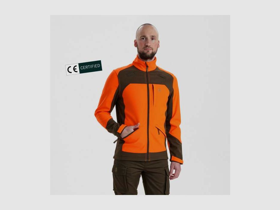 Softshelljacke Rogaland Orange Deerhunter, Bild 3 von 5