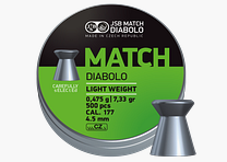 JSB Match Pistol, cal. 4,5mm, 0,475g,