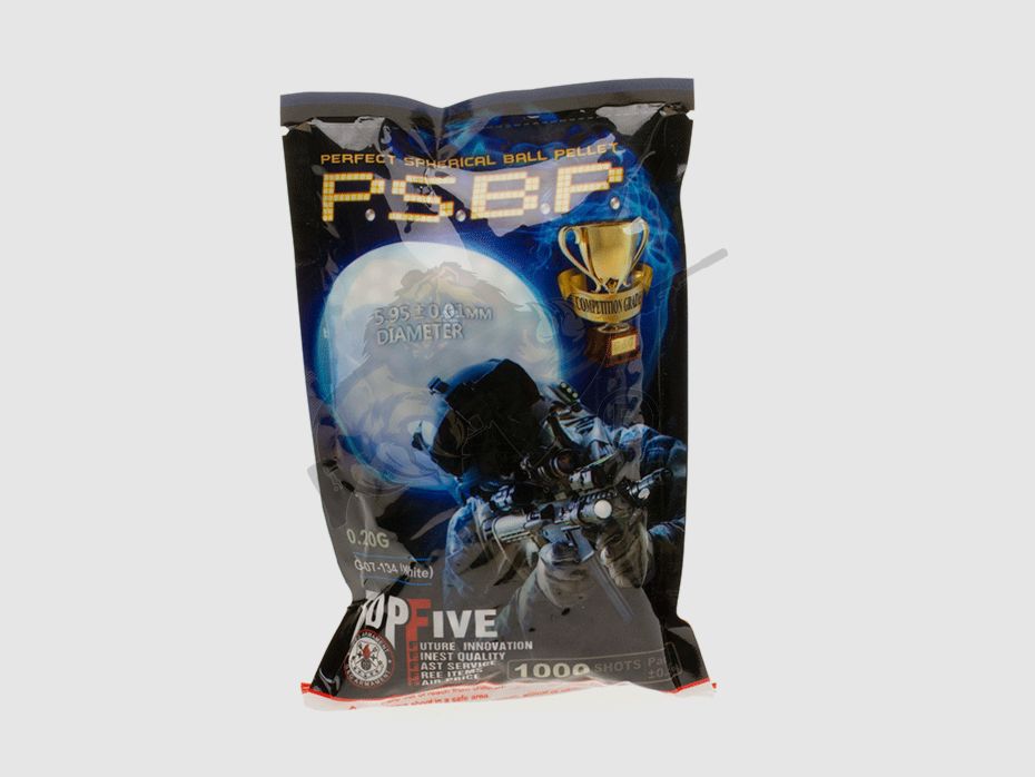 Perfect Airsoft BB`s 0.20g (1.000 Stück) diameter 5,95mm - Weiß