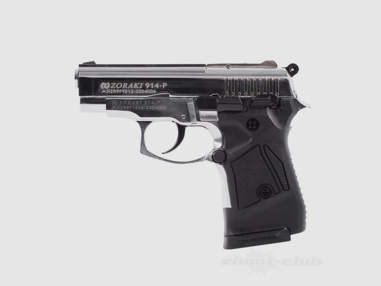 Zoraki 914-P Schreckschusspistole Chrom 9mm P.A.K., Bild 1 von 5