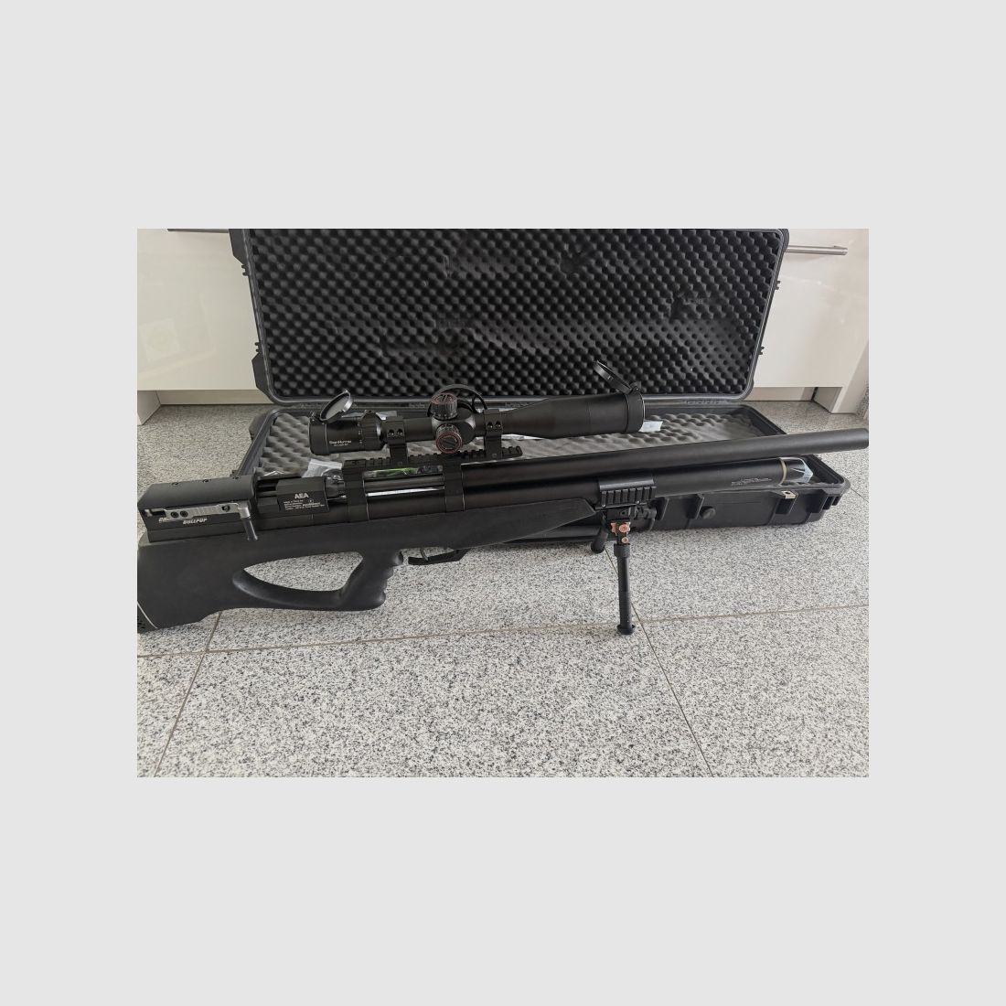 AEA Challenger Bullpup Kal.50 Rariträt in Zwart