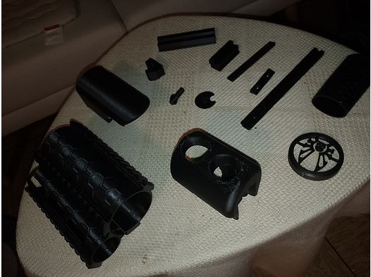 Aea HP max Tuning części adapter zwiększenia 3D-druku uchwyt gumowy adapter szyny osłona pojedynczego strzału