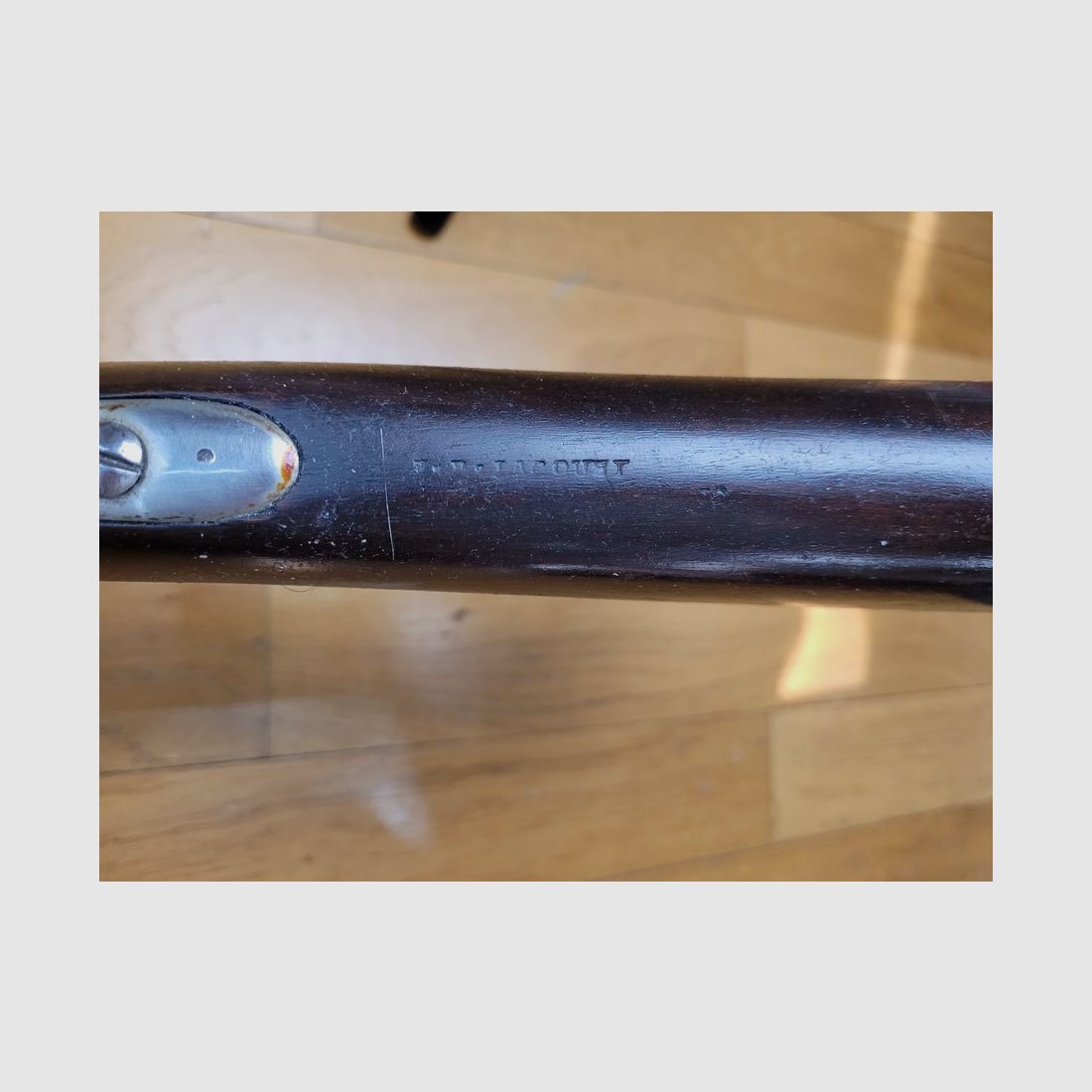 Wunderschöne Steinschlossbüchse Modell 1816 – Voltigeur-Waffe – Saint-Étienne Mai 1821 Schöne einheitliche Stempel – Wunderschönes Holz Seltene Waffe, Bild 14 von 30