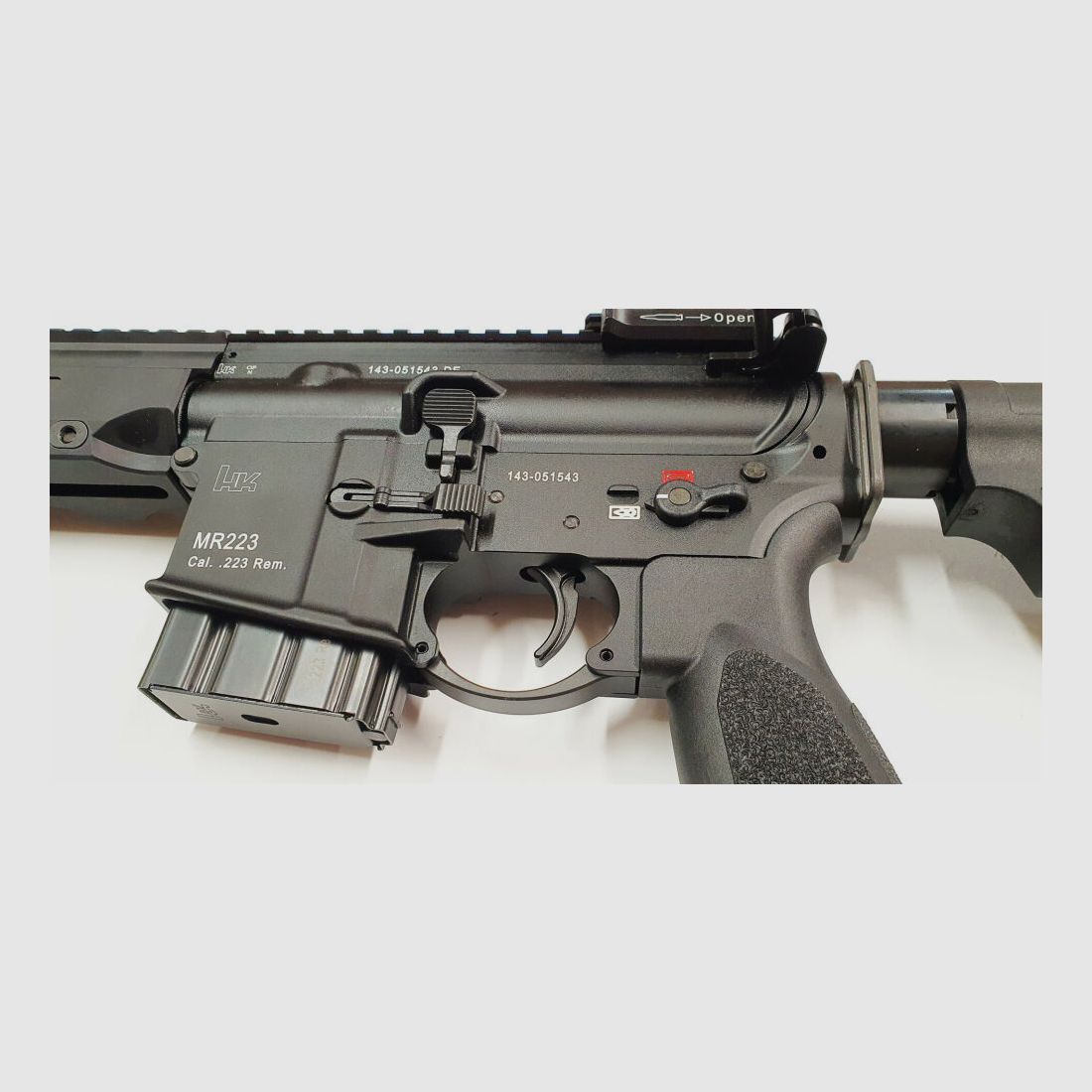 Heckler & Koch Heckler & Koch MR223 A3 Slimline 11" SPORT Special Edition, Zwart .223Rem Zwart BKA-Bescheid