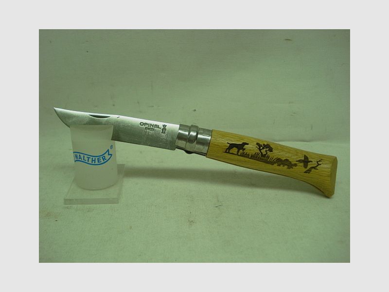 Knife No 08 - carved dog motif