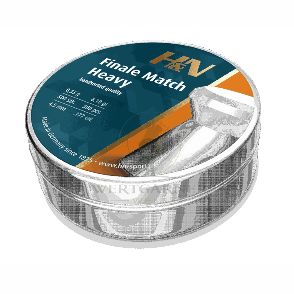 H&N Finale Match Heavy - Diabolos - 4,50 mm / .177 cal. - 500 Stück, Bild 2 von 3