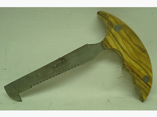 Aufbrechsäge Olivenholz - Klinge 11 cm, Säge 5,5 cm