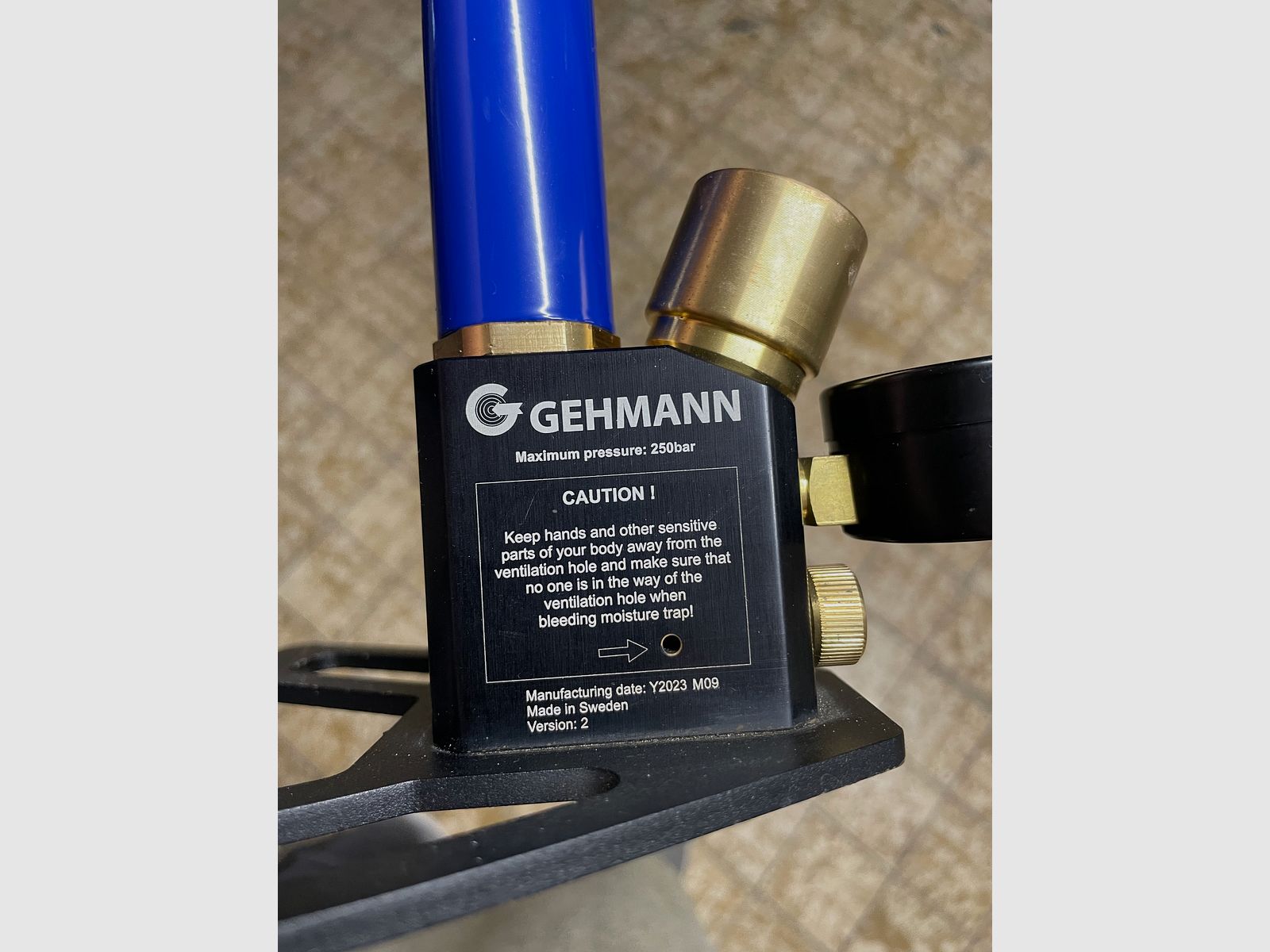 Gehmann air pump Max. 250 bar 3-piston system