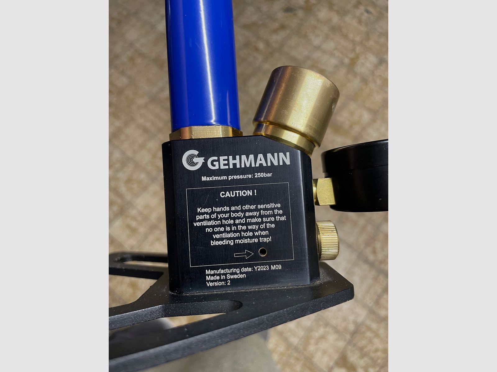 Gehmann Pompka powietrzna Max. 250 bar System 3-tłokowy