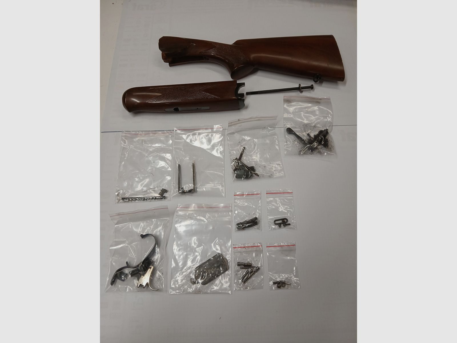 Bockdoppelflinte Kettner Hubertus BDF 12/70 Freie Teile