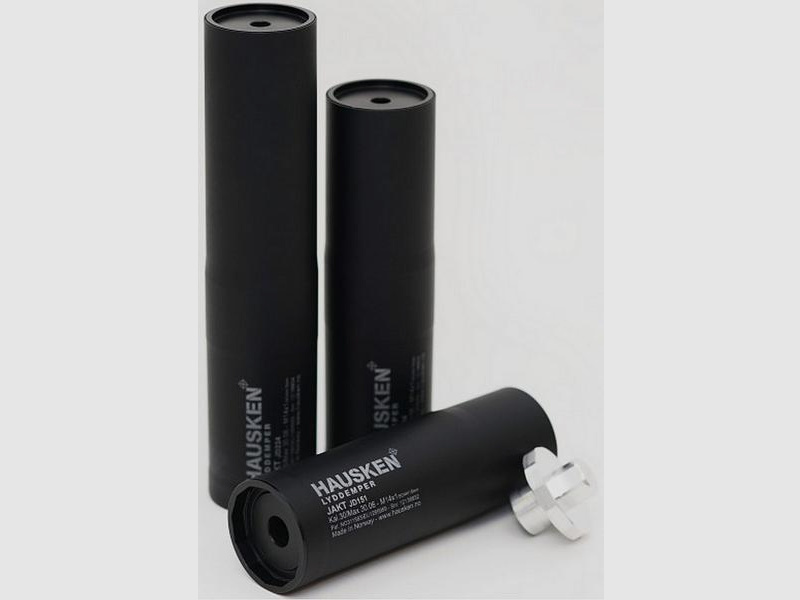 HAUSKEN Schalldämpfer f. EWB-Waffen Jakt JD224 XTRM MKII -Teleskop .338/8,6 Gewinde 18x1 (34+ dB)