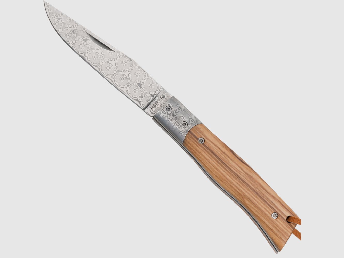 Damst-Tame Olivenholzgriff