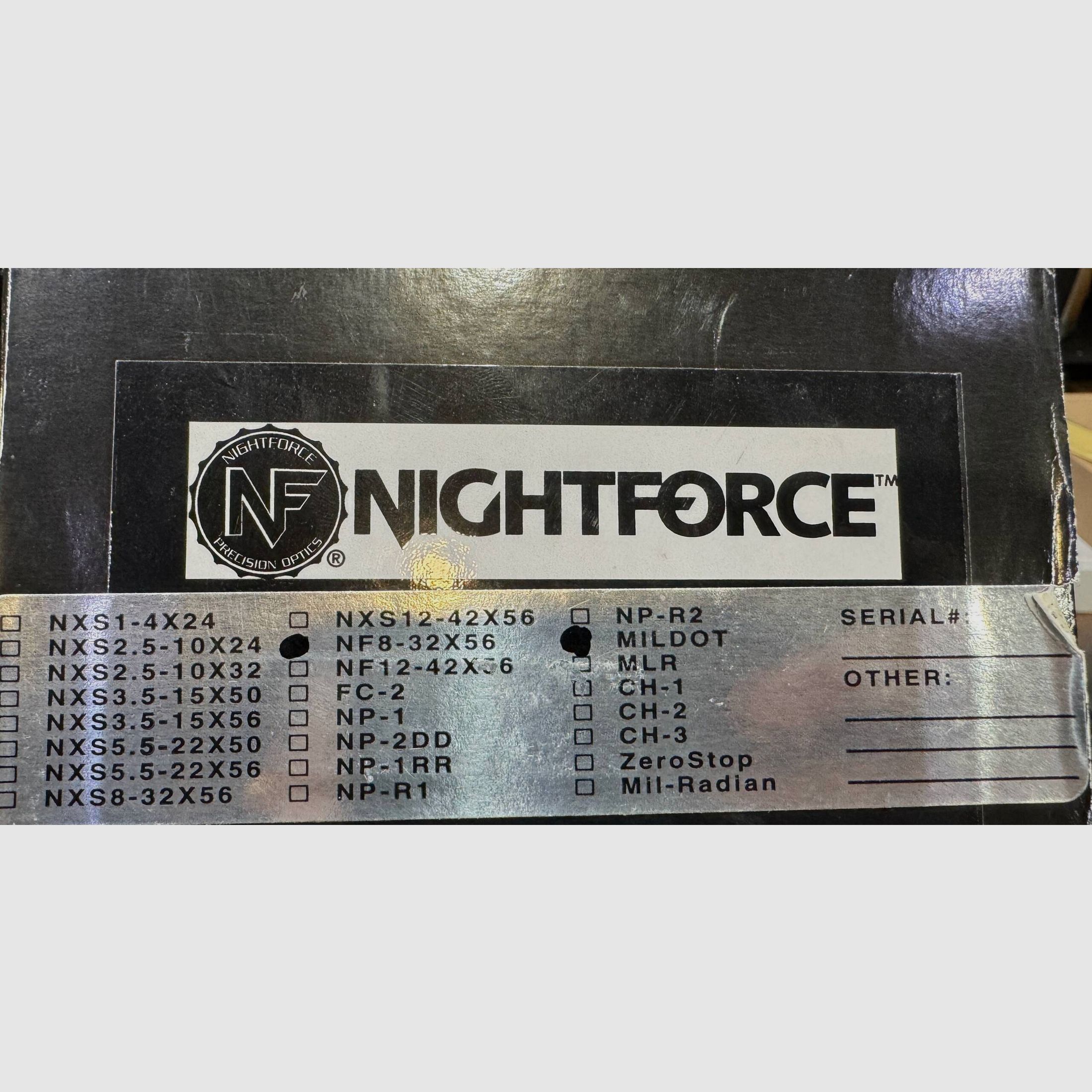 Nightforce NF 8-32X56 SFP, afbeelding 2 van 5