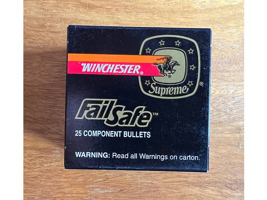 Original Winchester Fail Safe Geschosse, Kaliber .338