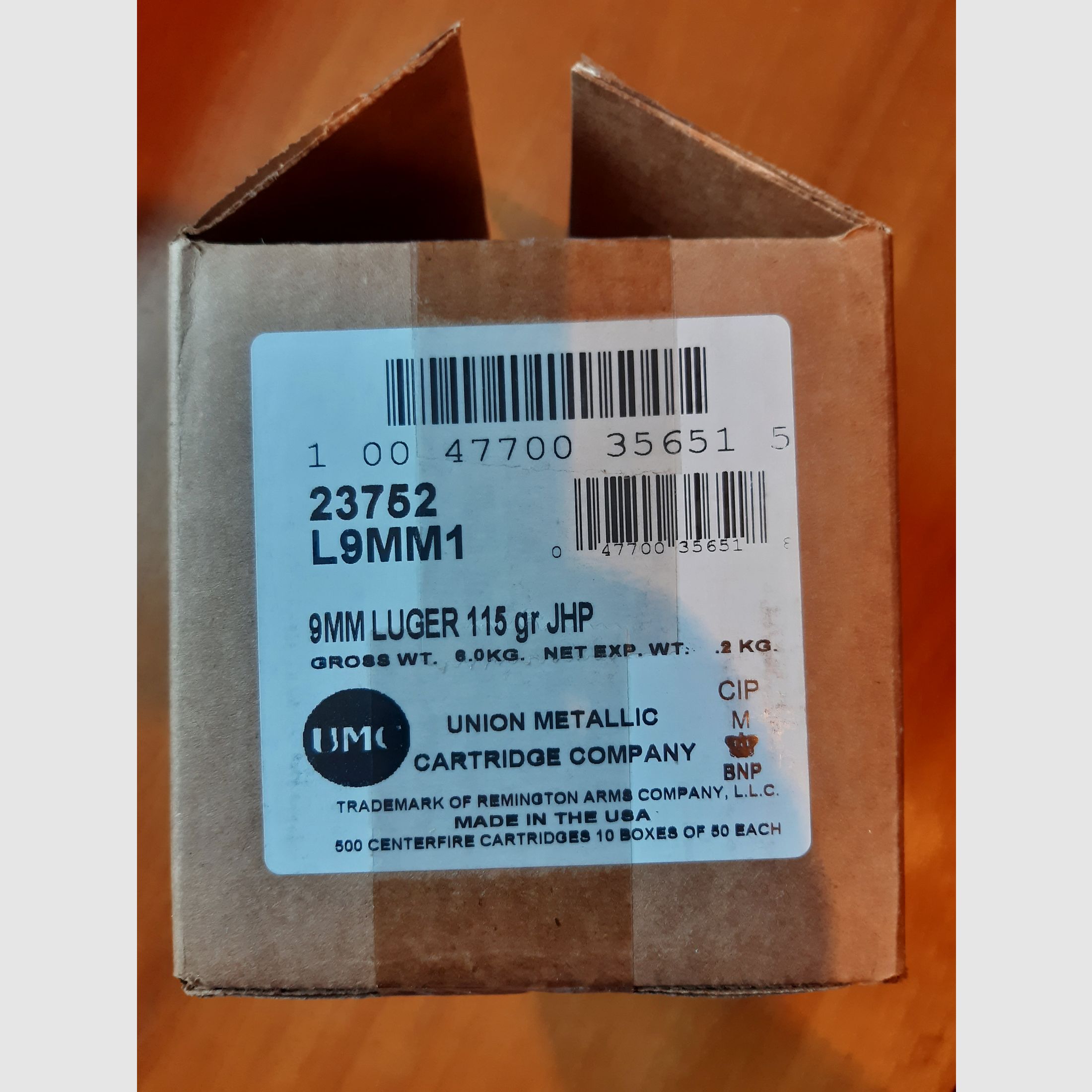 Remington 9mm Luger JHP 115gr