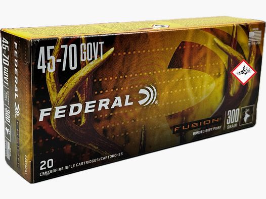 Cartouche fédérale FUSION .45/70 Govt. 300grs