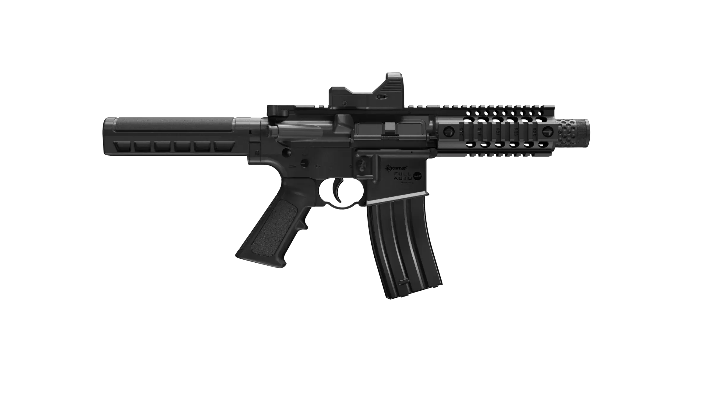Crosman A4-P CO2 FULL AUTO BB-pistool 4,5 3 Joules, afbeelding 2 van 6