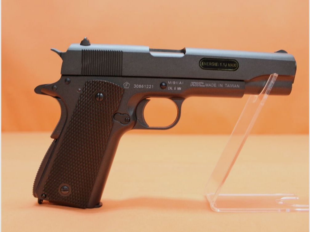KWC. Airsoft CO2BB 6mm(Bullet) Colt® M1911A1 Pistole System CO2-Blow-Back (Semi-Auto)/ BAX S