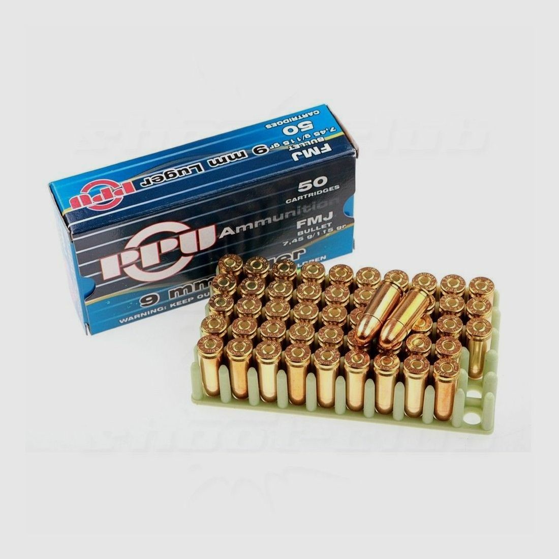 PPU - Prvi Partizan FMJ 115grs 50St 9mmLuger