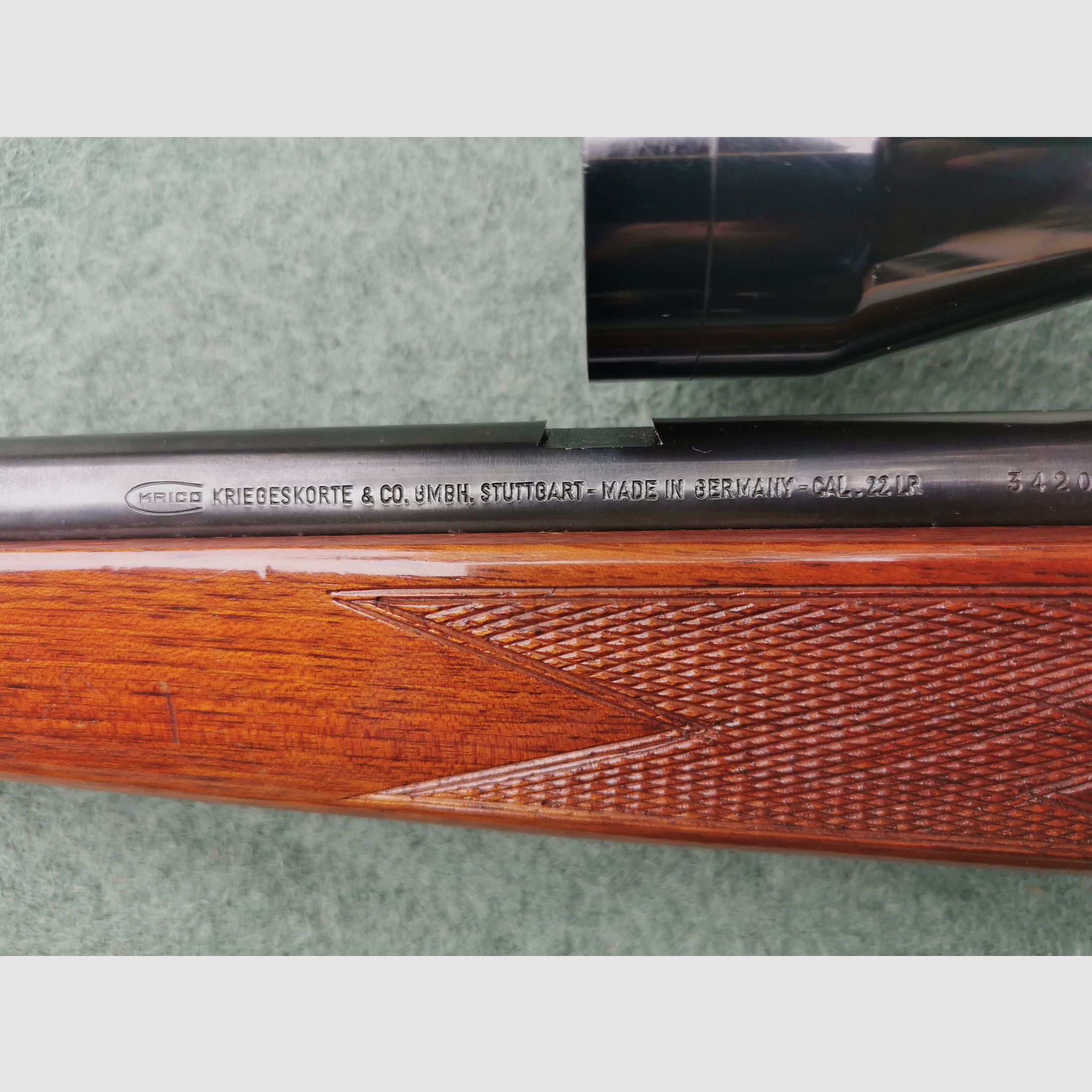 Repetierbüchse Kriegeskorte KK mit Tasco 6x40 und Schalldämpfer