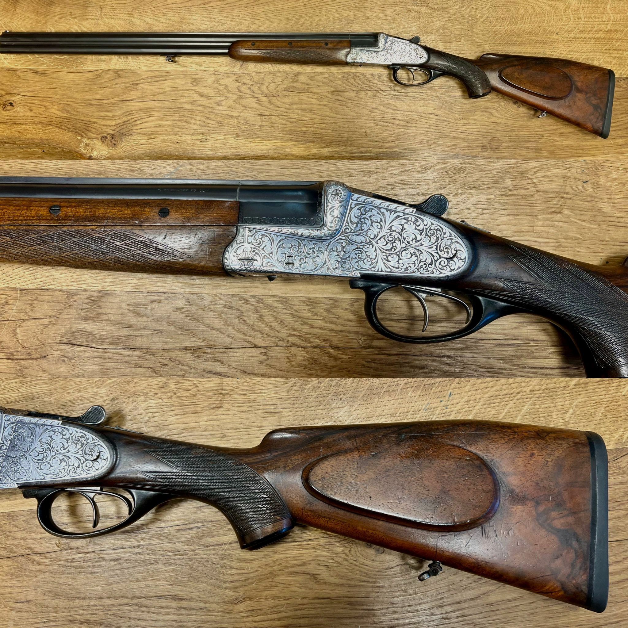 Krieghoff Ulm	 Bockbüchsflinte mit Seitenschlossen und Welchsellauf