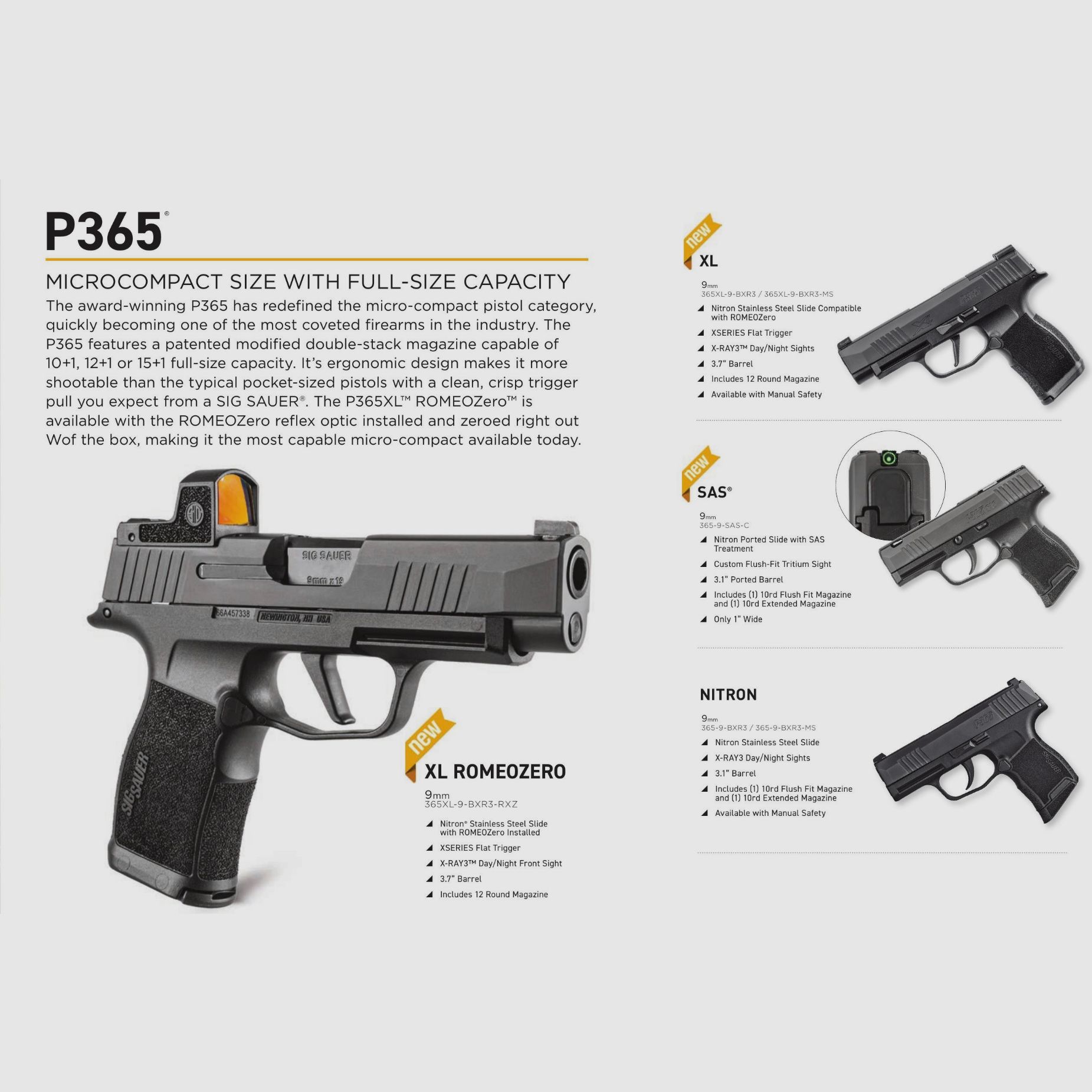 SIG SAUER / SEMIAUTO PISTOL / ALL MODELS, image 3 of 15