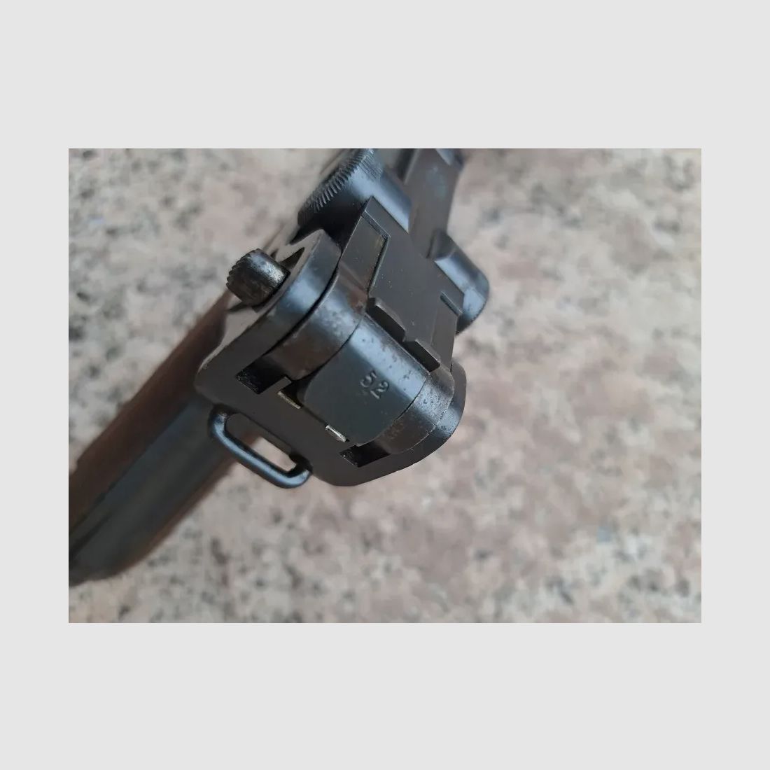 Luger P08 EU-Deko 1915 DWM, numer zgodny