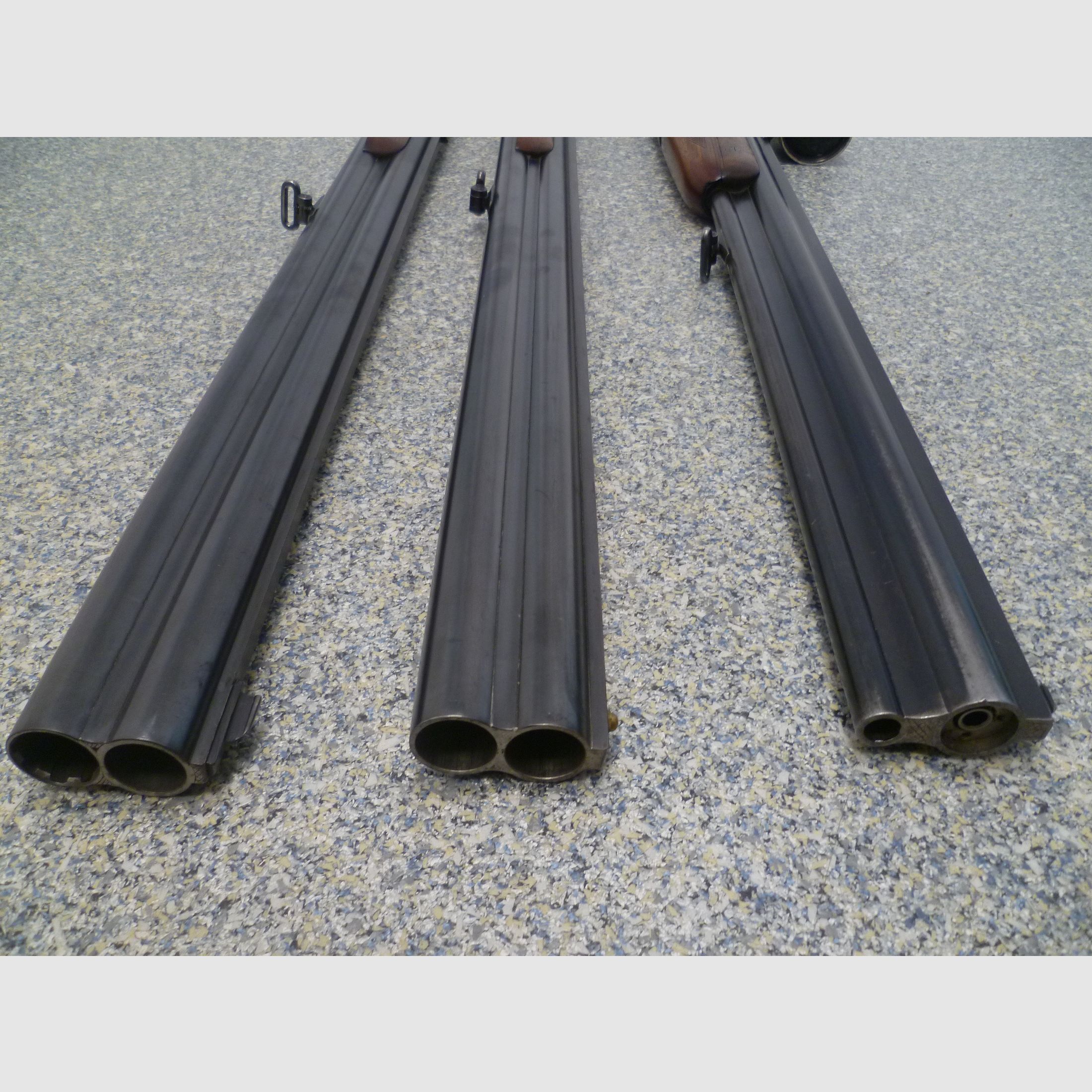 Fucile a canna rigata con 2 canne intercambiabili BDF Merkel/Bühag/Adamy 8x57IRS & 12/70 e 12/70