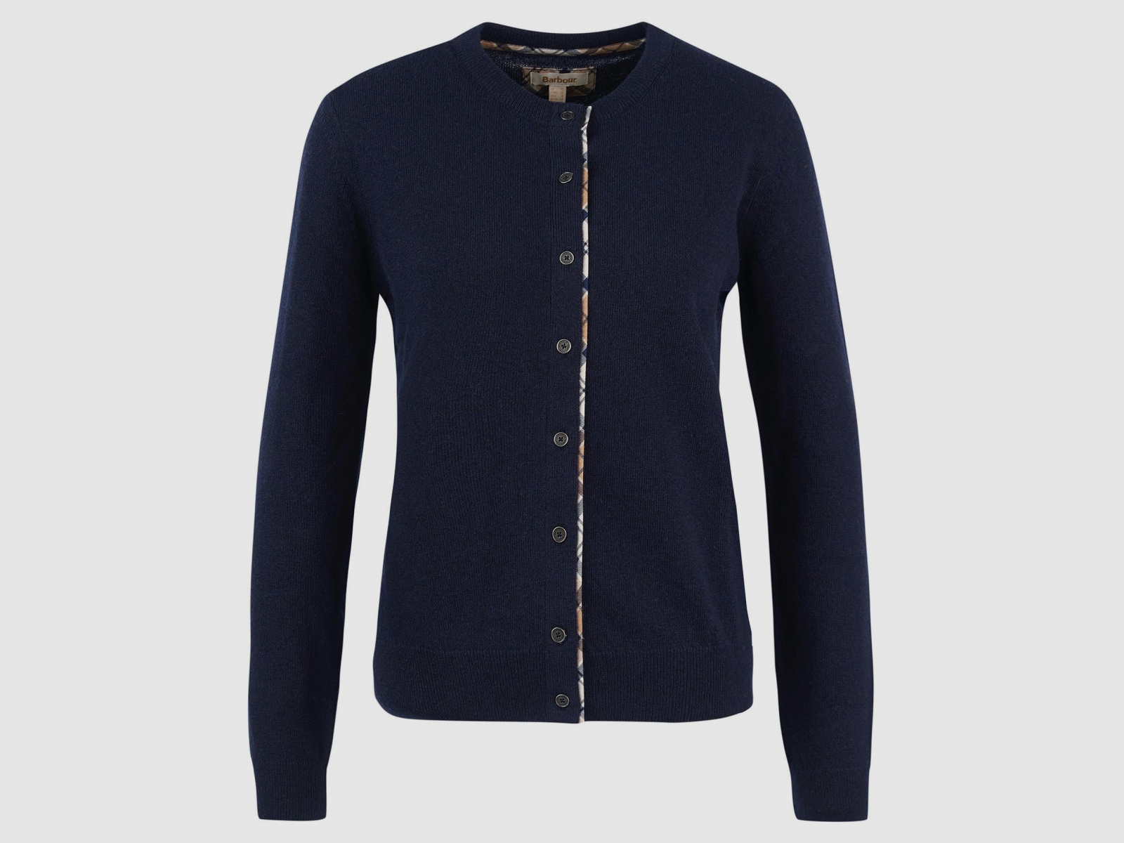 BARBOUR Strickjacke Pendle Cardigan Navy/ Fawn