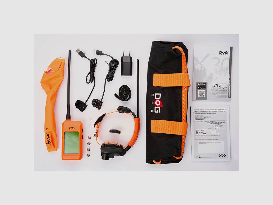 DOG TRACE – GPS X30TB | KIT 1 BLUETOOTH HANDSCHOEN Ar + 1 GPS BEEPER HALSBAND MET MOD. COR. 6130, afbeelding 2 van 6