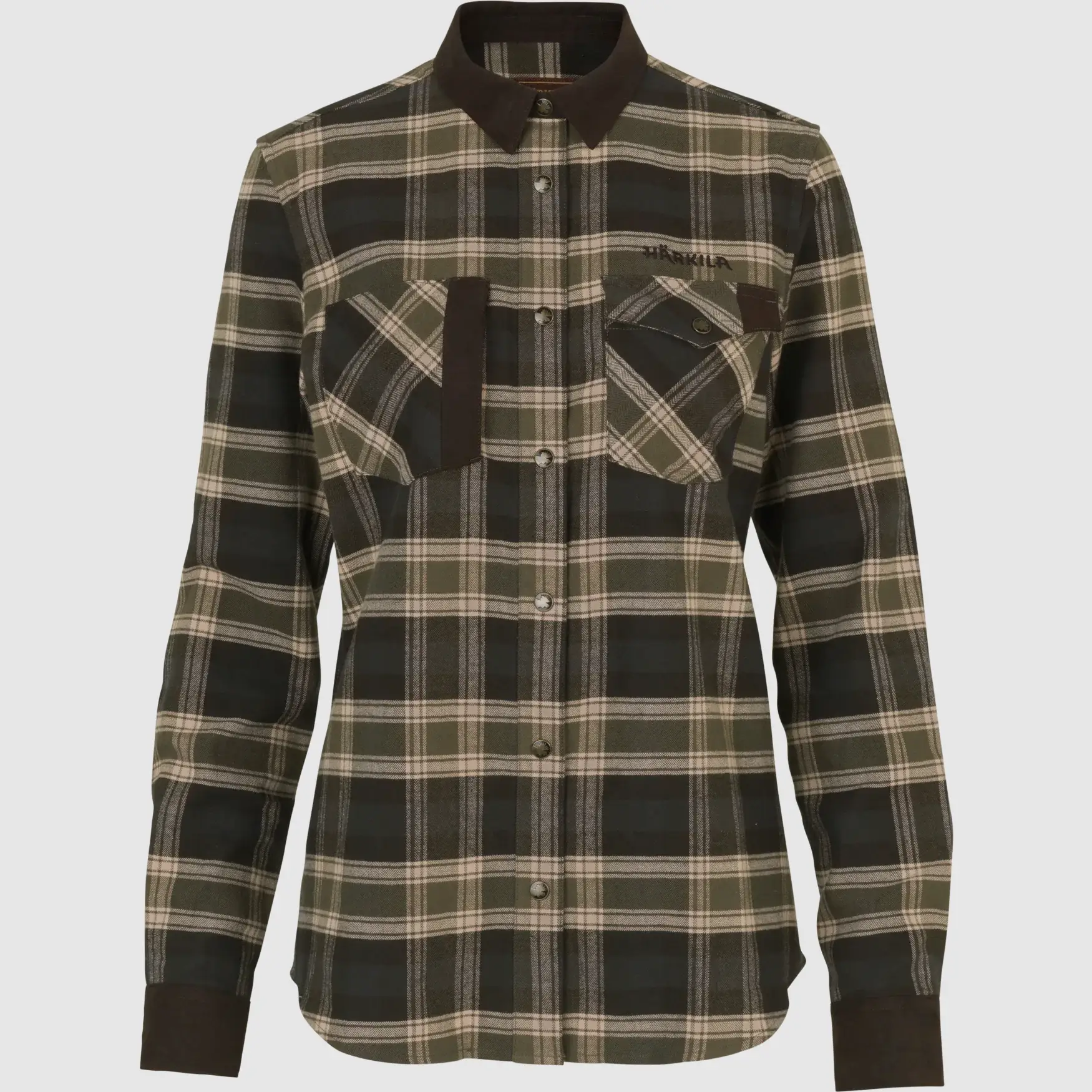 Härkila Aivak chemise à manches longues pour femme, olive, image 1 sur 7