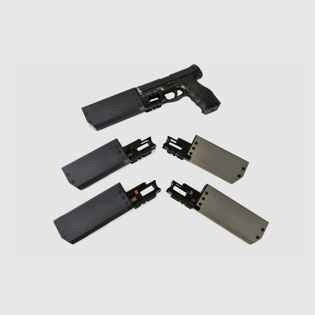 Silenzioso Fischer 9 mm HK SFP9 / VP9 non filettato, immagine 4 di 4