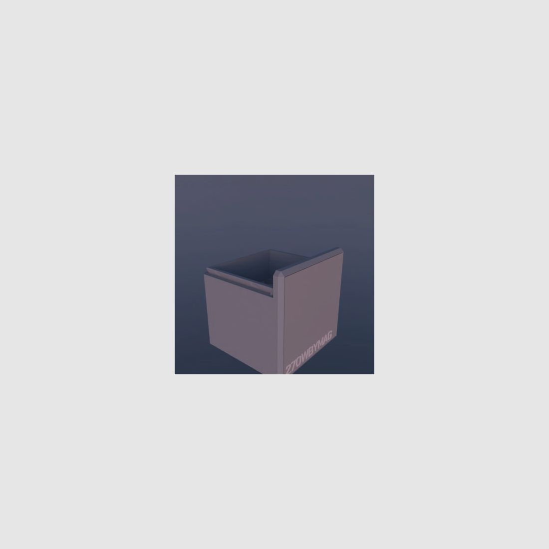 Filamelt Munitionsbox / .270 Weatherby Magnum / ‘Schiebedeckel’ / Patronenbox, Ammo Box