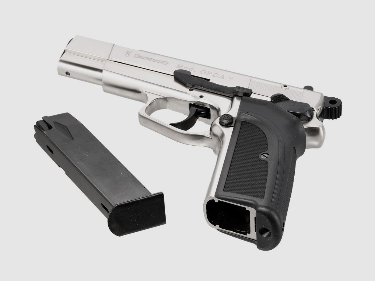 Browning GPDA 9 Schreckschusspistole 9mm PAK vernickelt 