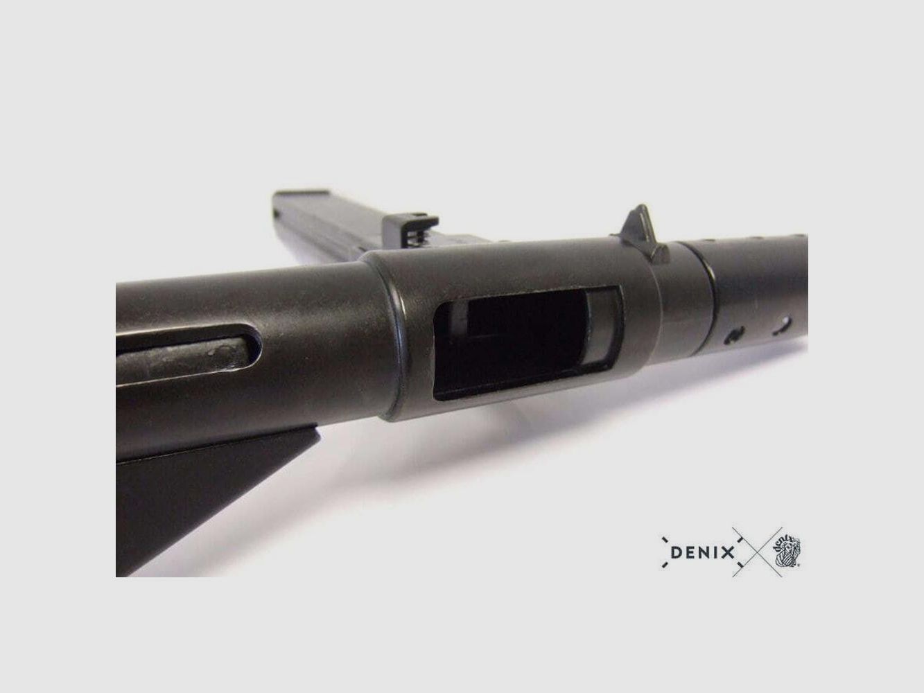 Dekorative Replik Denix Sten Englische MKII - Metall und Holz - Authentische Verarbeitung - Für Sammlung und Dekoration, Bild 2 von 12