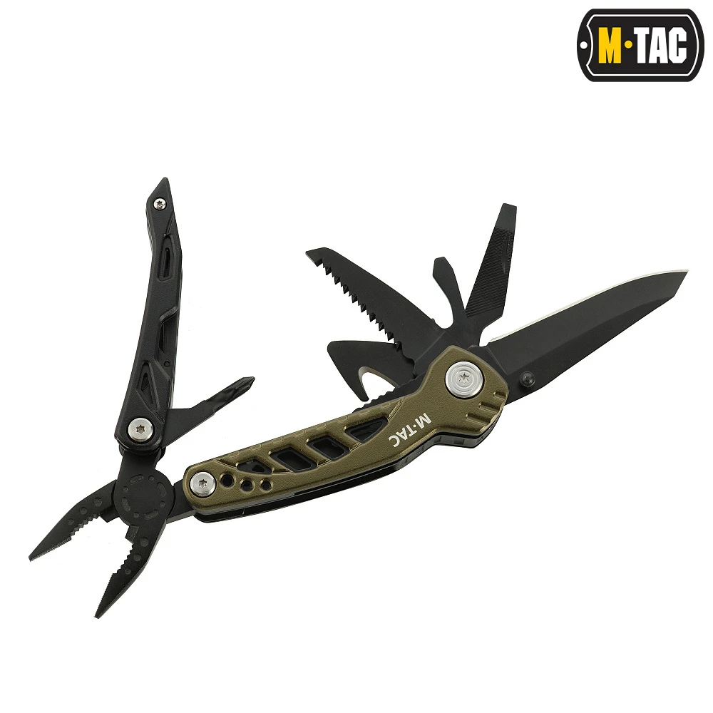 Multiutensile militare M-Tac TYPE 2 verde con fondina