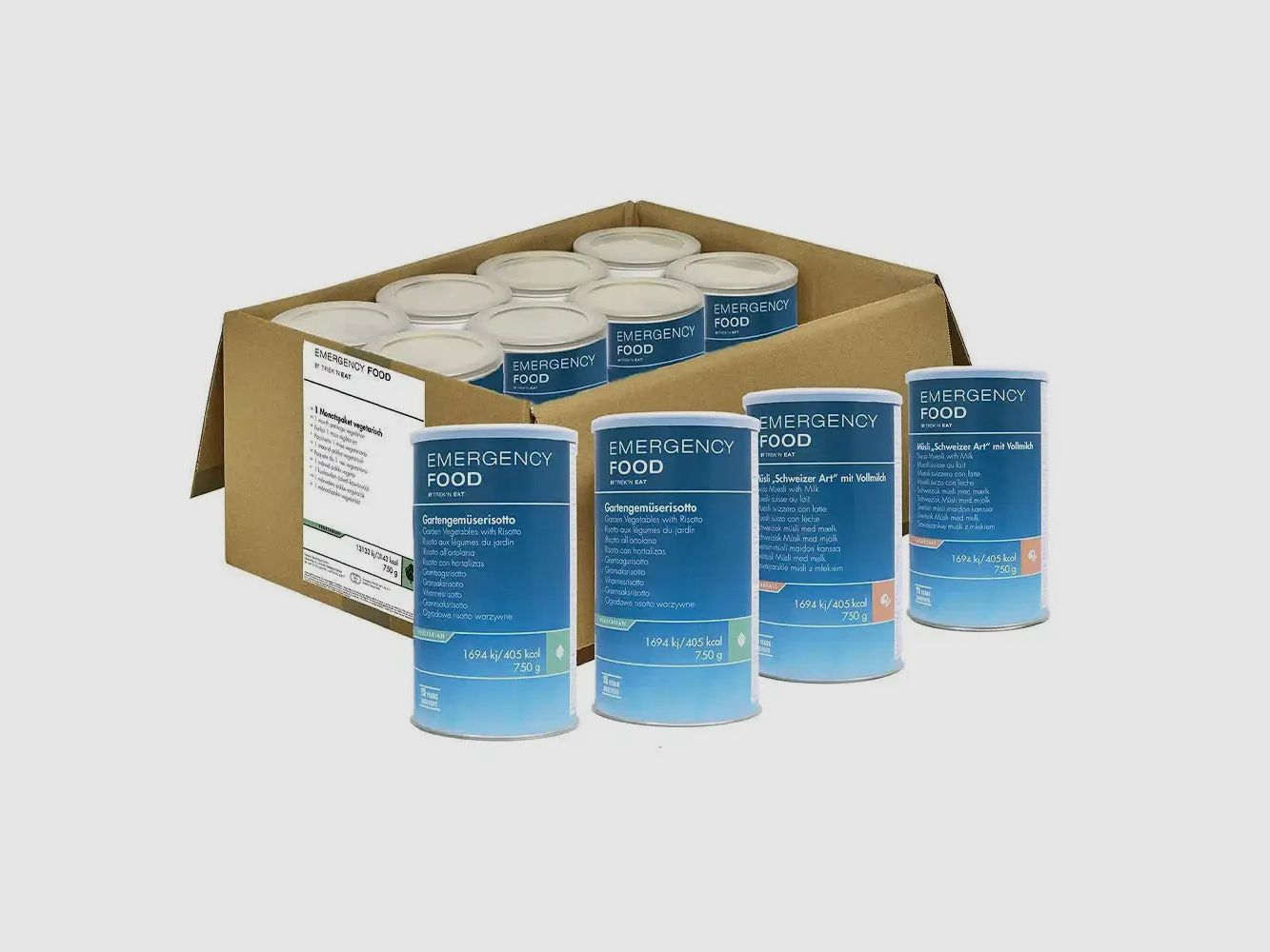 Emergency Food Emergency Food Notfallpaket 1 Person 30 Tage Vegetarisch