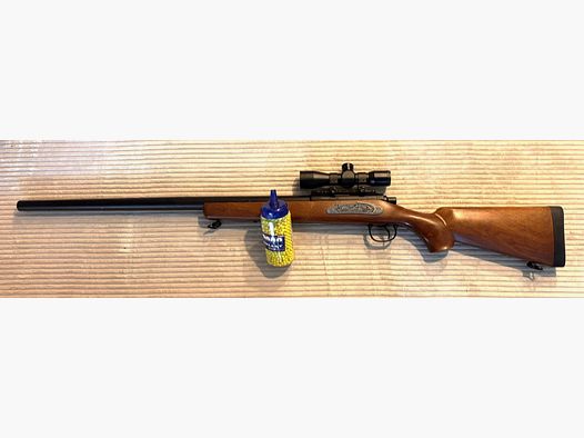Double Bell VSR-10 Bolt Action Snipergewehr Springer 6mm BB schwarz - Echtholz-Optik sehr wertig M700 Sniper Optik 