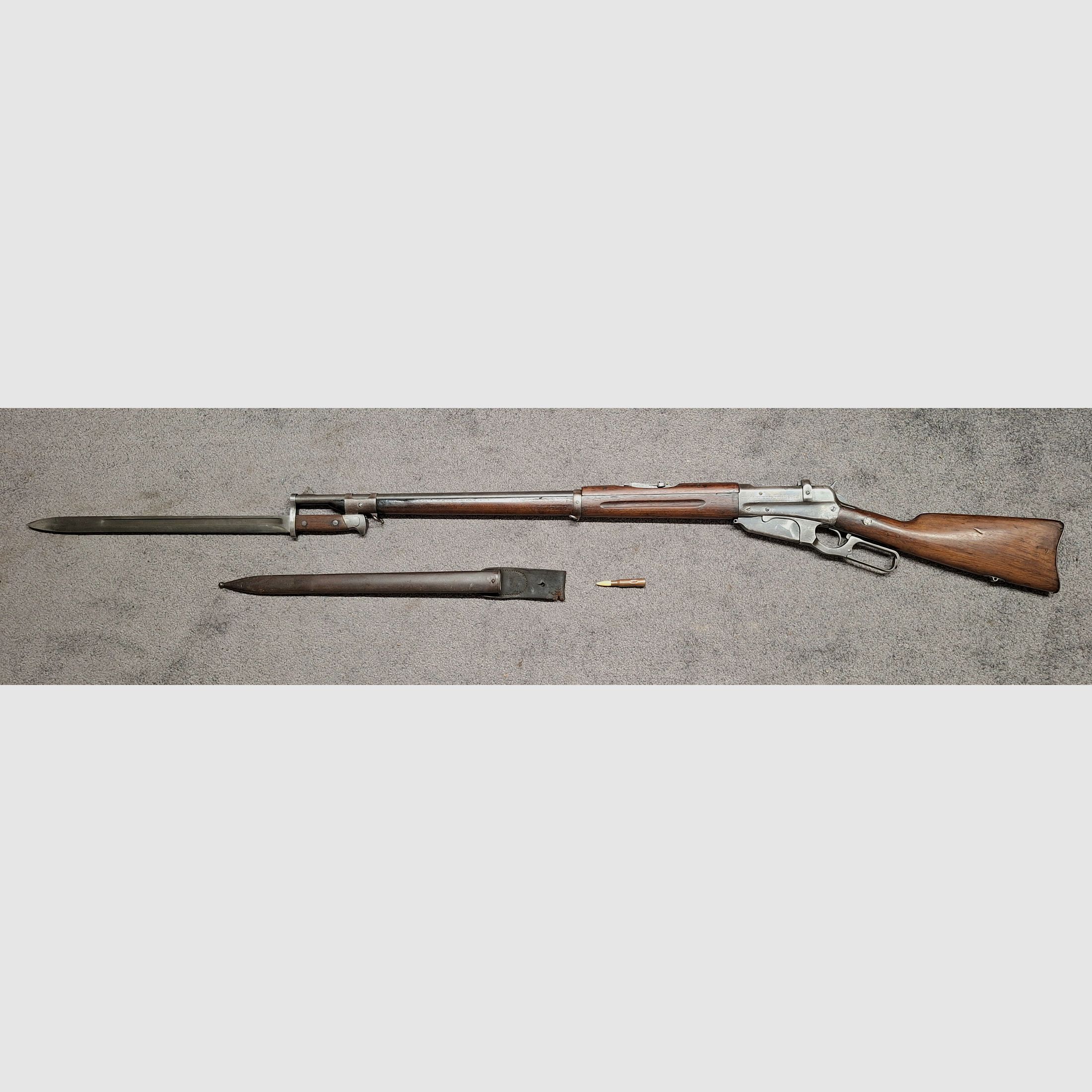 Winchester 1895 Russia contract / contract 7.62x54R with short bayonet M1895 / M95