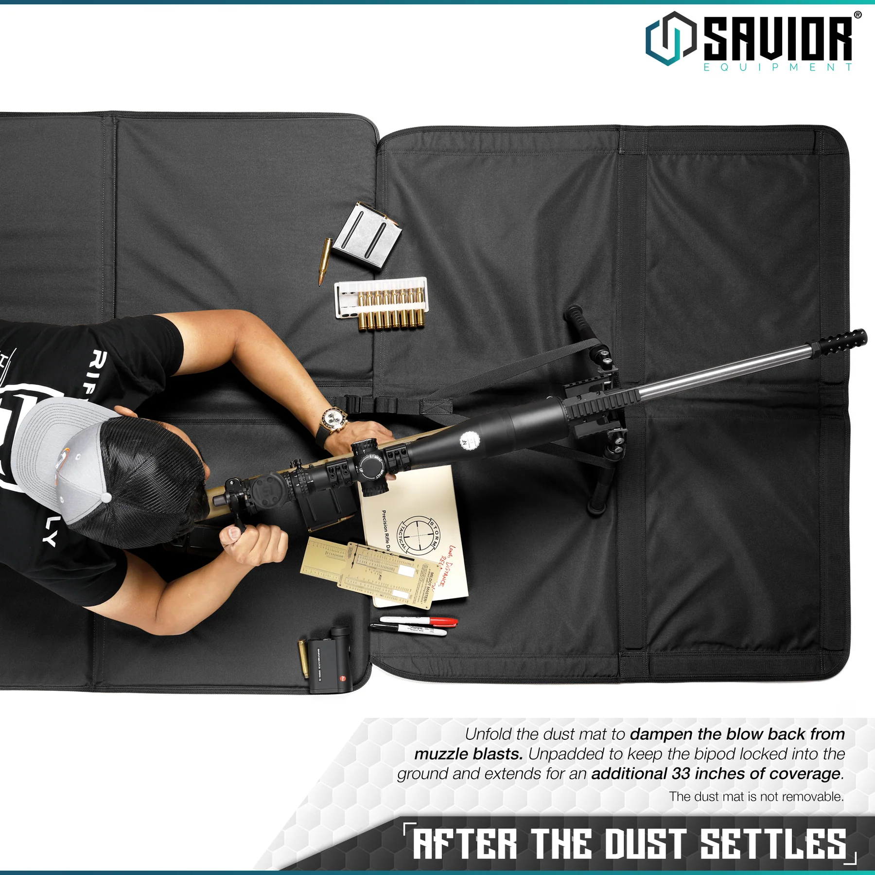 Matelas De Tir Savior Black, image 2 sur 4